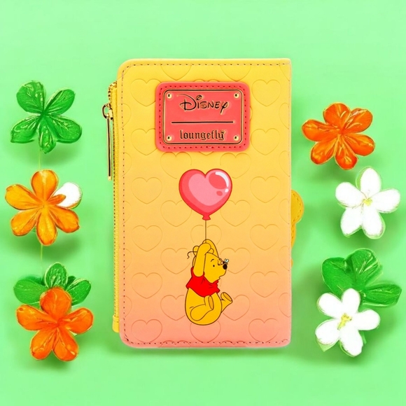 Loungefly Disney Winnie the Pooh Plush Mini Backpack, Tumbler, Wallet & Charm - Picture 11 of 16